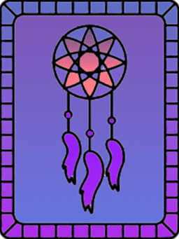 Floating card
